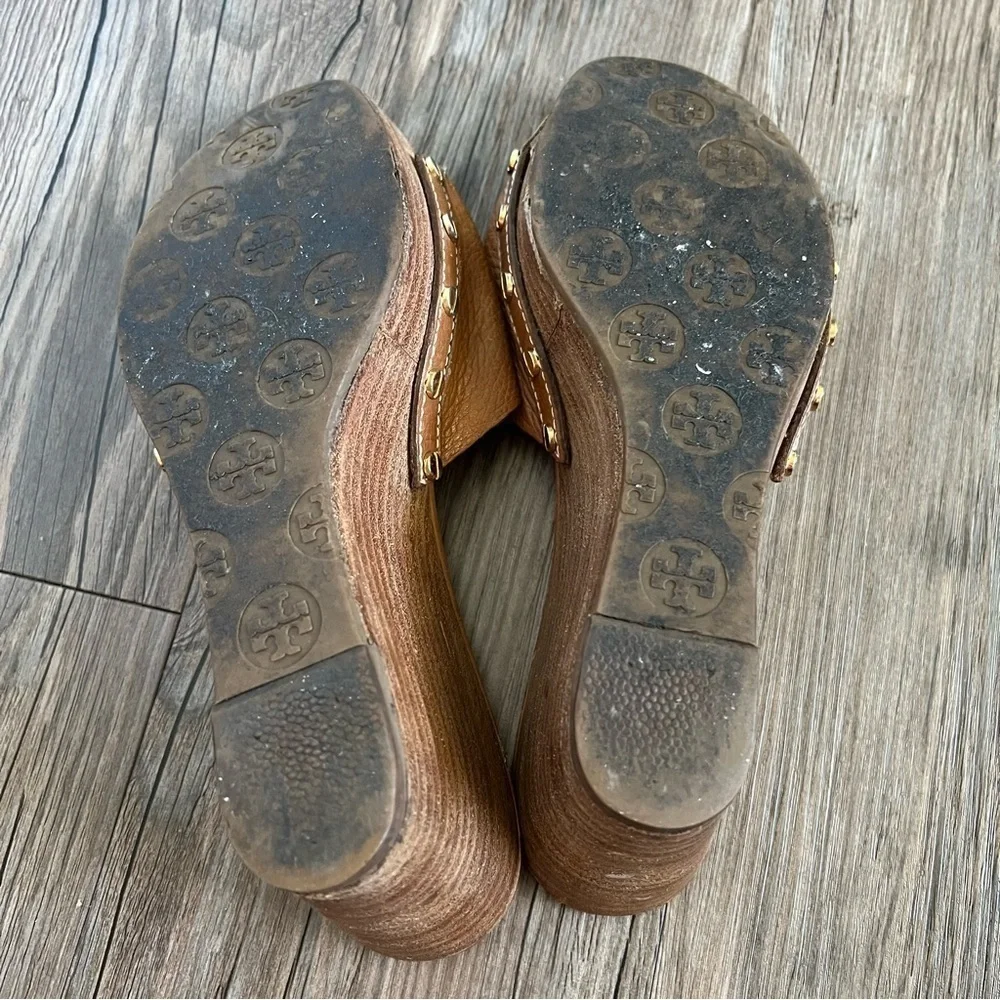 Tory Burch Patti 3 Wedge Sandals Size 8